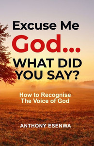 Excuse Me God... What Did You Say? : How To Recognise The Voice Of God. Excuse Me God... What Did You Say? : How To Recognise The Voice Of God.