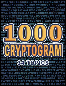 1000 Cryptogram Puzzle Book : Decipher the Code, A World of Puzzles Across Diverse Themes