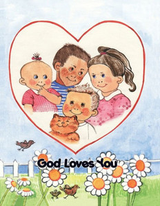 GOD LOVES YOU, Children's Colouring Book