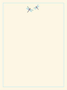 Blue Dragonfly Stationery Set (Boxed Stationery)