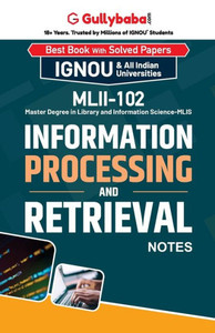 MLII-102 Information Processing and Retrieval MLII-102 Information Processing and Retrieval