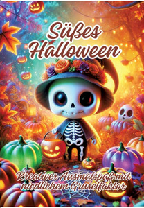 Süßes Halloween : Kreativer Ausmalspaß Mit Niedlichem Gruselfaktor