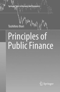 Principles of Public Finance Principles of Public Finance