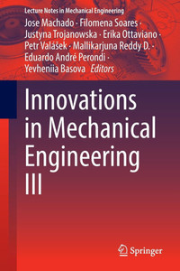 Innovations in Mechanical Engineering III Innovations in Mechanical Engineering III