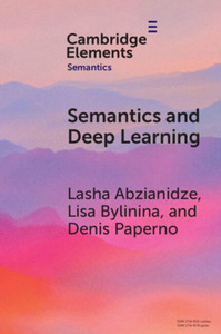 Semantics and Deep Learning - (Paperback or Softback)