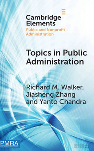 Topics in Public Administration - (Hardback or Cased Book) Topics in Public Administration - (Hardback or Cased Book)