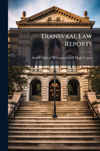 Transvaal Law Reports - (Paperback or Softback)