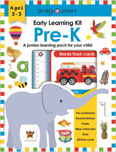 Early Learning Kit Pre-K: A Jumbo Learning Pack for Your Child [With Sticker(s) and Flash Cards]