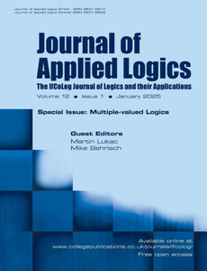 Journal of Applied Logics. IfCoLog Journal of Logics and their Applications. Volume 12, number 1, January 2025. Special Issue: Multiple Valued Logics Journal of Applied Logics. IfCoLog Journal of Logics and their Applications. Volume 12, number 1, January 2025. Special Issue: Multiple Valued Logics