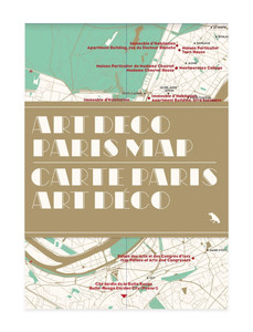 Art Deco Paris Map: Carte Paris Art Dã(c)Co Art Deco Paris Map: Carte Paris Art Dã(c)Co