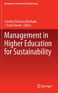 Management in Higher Education for Sustainability Management in Higher Education for Sustainability
