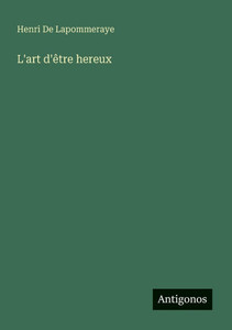 L'art d'être hereux - (Paperback or Softback) L'art d'être hereux - (Paperback or Softback)