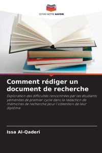 Comment rédiger un document de recherche Comment rédiger un document de recherche