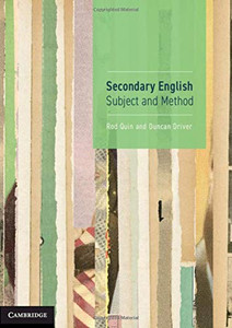 Secondary English: Subject And Method Secondary English: Subject And Method