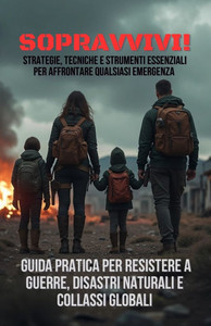 SOPRAVVIVI! Strategie, Tecniche e Strumenti Essenziali per Affrontare Qualsiasi Emergenza: Guida pratica per resistere a guerre, disastri naturali e c