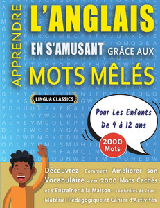 MOTS MÊLÉS GROS CARACTÈRES POUR ADULTES EN ANGLAIS - ÉDITIONS JEUX DELTA - Un Cahier de Jeux avec 2000 Mots Cachés Géants en GRAND FORMAT - Mots Barré