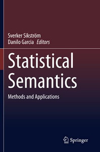 Statistical Semantics: Methods And Applications Statistical Semantics: Methods And Applications