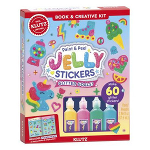 Paint & Peel Jelly Stickers: Glitter Goals