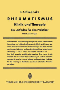 Rheumatismus: Klinik Und Therapie Ein Leitfaden Für Den Praktiker