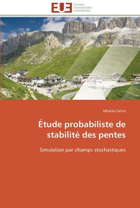 Étude probabiliste de stabilité des pentes