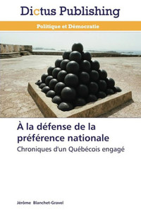 Ã€ La DÃ©fense de la PrÃ©fÃ©rence Nationale