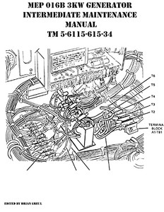 Mep 016B 3Kw Generator Intermediate Maintenance Manual Tm 5-6115-615-34 Mep 016B 3Kw Generator Intermediate Maintenance Manual Tm 5-6115-615-34