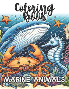 Coloring Book: Marine Animals
