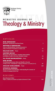 Mcmaster Journal Of Theology And Ministry: Volume 21, 2019-2020 - 9781666704259