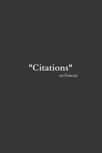 Citation. recueil en franÃ§ais