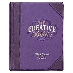 Kjv Holy Bible, My Creative Bible, Purple Faux Leather Hardcover W/Ribbon Markers, King James Version Kjv Holy Bible, My Creative Bible, Purple Faux Leather Hardcover W/Ribbon Markers, King James Version