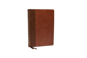 Kjv, Large Print Verse-By-Verse Reference Bible, Maclaren Series, Leathersoft, Brown, Comfort Print: Holy Bible, King James Version