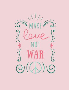 Make Love Not War: Valentine's Day Quotes Coloring Book