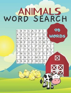 Animals Word Search: Fun and Educational Large Print Animal Word Search Puzzle Book For Kids