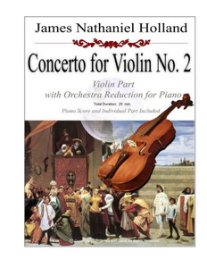 Concerto for Violin No. 2: Violin Part with Orchestra Reduction for Piano