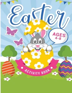 easter activity book: for kids age 4-8 year old