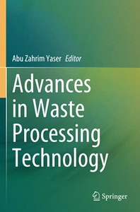 Advances In Waste Processing Technology Advances In Waste Processing Technology