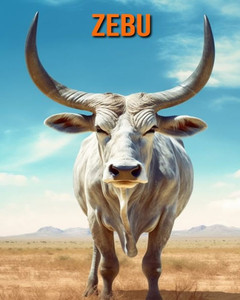 Zebu: Buch mit erstaunlichen Fotos und lustigen Fakten für Kinder
