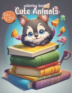 Cute Animals: Coloring Book World of Animals For An Adult And Kids (23 pages): Coloring book for adults and kids
