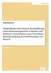 MÃ¶glichkeiten und Grenzen der EinfÃ¼hrung eines Risikomanagements in kleinen und mittleren Unternehmen unter besonderer BerÃ¼cksichtigung der Anforderun