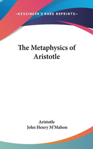 The Metaphysics of Aristotle