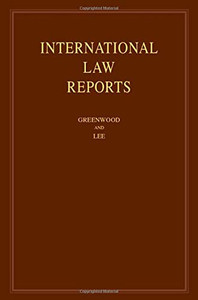 International Law Reports: Volume 192 International Law Reports: Volume 192