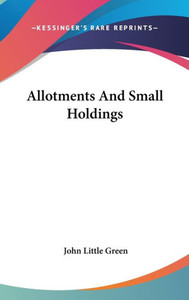 Allotments And Small Holdings
