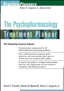 The Psychopharmacology Treatment Planner The Psychopharmacology Treatment Planner