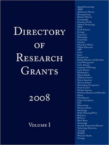 Directory of Research Grants 2008: Volume 1