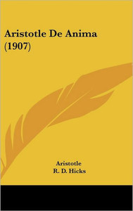Aristotle De Anima (1907)
