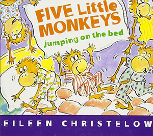 Five Little Monkeys Jumping On The Bed (Board Book) (A Five Little Monkeys Story)