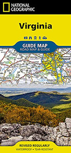 Virginia (National Geographic Guide Map)