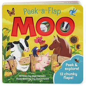 Moo: Peek-A-Flap Children'S Board Book (Peek-A-Flap Children'S Interactive Lift-A-Flap Board Book) Moo: Peek-A-Flap Children'S Board Book (Peek-A-Flap Children'S Interactive Lift-A-Flap Board Book)