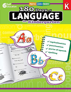 180 Days Of Language For Kindergarten ?çô Build Grammar Skills And Boost Reading Comprehension Skills With This Kindergarten Workbook (180 Days Of Practice)