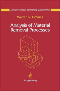 Analysis of Material Removal Processes
